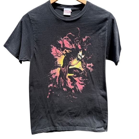 Venom Spiderman Marvel Comics black t-shirt Size Small - Picture 1 of 5